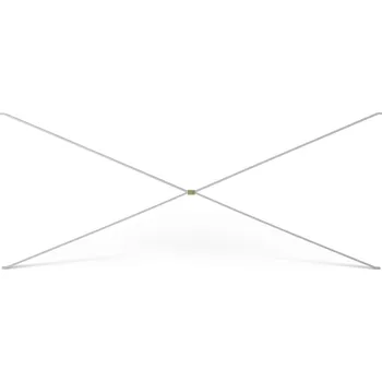 Úložný box Ferm Living, Stabilizační kříž pro regál Punctual, světle šedý - Formadore