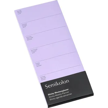 Diář Semikolon, Týdenní samolepicí plánovač Semikolon, lila - Formadore