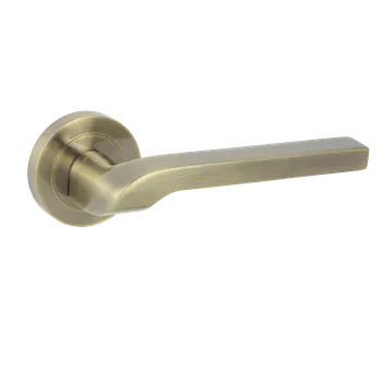 Dveřní kování DOMINO Dveřní dělené rozetové kování Nemo - R M3 hněď grafiato, pouze klika, rozeta Pouze klika