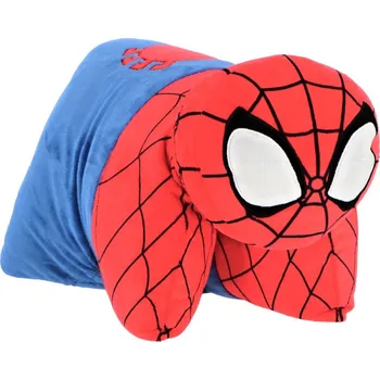 Dekorativní polštářek MLC • Multifunkční relaxační polštář Spiderman - 2v1 polštář i plyšová hračka - 45 x 36 cm