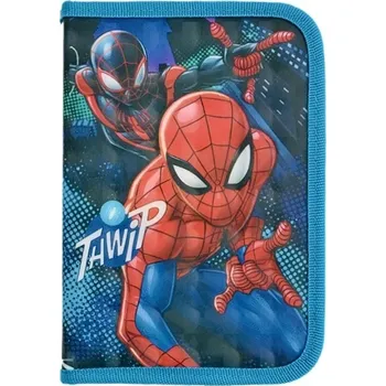 HappySchool Školní penál Spiderman Modrá