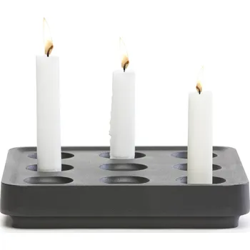 Svícen Born in Sweden, Svícen Stumpastaken černý hliník S - Formadore