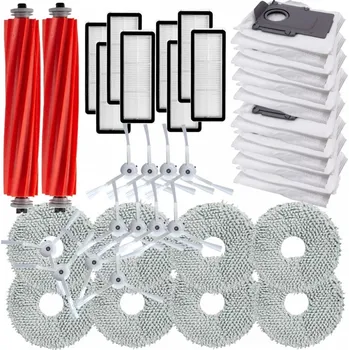 Úklid Sada Hepa filtrů/kartáčů/sáčky 14266 pro Roborock QRevo 10Pro/MaxV/S/Plus a mopy 38 ks