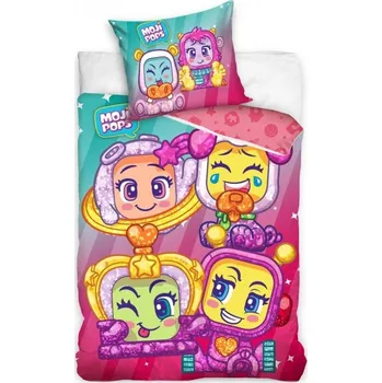 Carbotex • Bavlněné ložní povlečení Moji Pops - MagicBox Toys - 100% bavlna - 70 x 90 cm + 140 x 200 cm