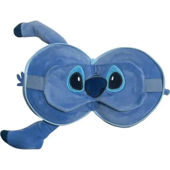Cestovní polštářek MLC • Plyšový cestovní polštářek s oční maskou Stitch