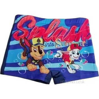Chlapecké plavky Setino • Chlapecké plavky boxerky Tlapková patrola - Paw Patrol - motiv Splash into Summer - vel. EU 98 Tmavě modrá