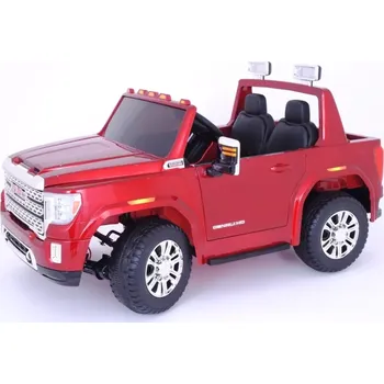 Dětské elektrovozidlo Dětské autíčko GMC Sierra Denali v lakované vínové metalíze