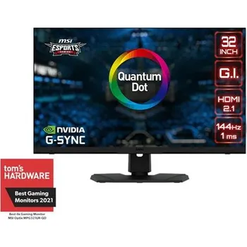 Počítačové příslušenství MSI Gaming monitor Optix MPG321UR QD, 32"/3840 x 2160 /IPS, 144Hz/1ms/1000:1/400cd / m2 /2xHDMI/DP/USB-C/USB