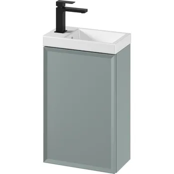 Koupelnový nábytek Cersanit S801-570 -Závěsná koupelnová skříňka s umyvadlem MILLE 40x22 cm mintová