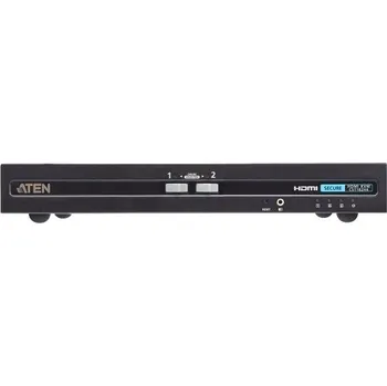 KVM přepínač Aten CS1182H4-AT-G 2-Port USB HDMI Secure KVM Switch (PSD PP v4.0 Compliant)