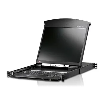 KVM přepínač ATEN KVM switch KL-1516AIN 16PC KVM 19"LCD CAT5, Over the NET