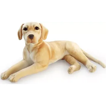 plyšák Plyšový pes Labrador zlatý 120 cm