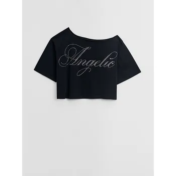 Dámské tričko Krátké tričko s potiskem - M - House - černá - 308JA-99X