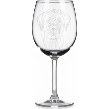 Sklenice Sklenice na víno s gravírovaným motivem – Španělský mastin – 2