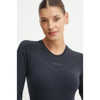 Funkční triko s dlouhým rukávem Viking Gaja Bamboo 500.25.6488 černá 99X, vel. XL