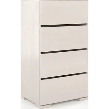 Komoda Komoda z masivu borovice Sandemo 4S60 Odstín moření: Bílá