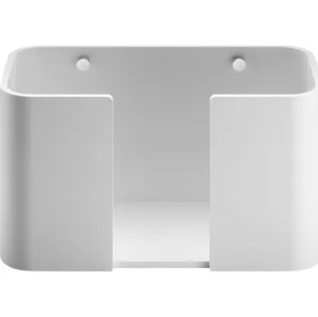 Zásobník na papírové ručníky Decor Walther, Box na kapesníky Stone nástěnný chrom-bílý - Formadore