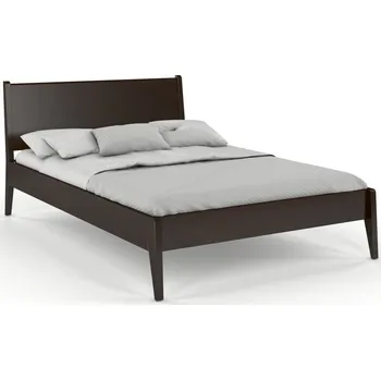 Postel Zvýšená postel z masivu borovice Radom Rozměr: 120x200, Odstín moření: Palisander