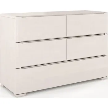 Komoda Komoda z masivu buk Sparta 5S Odstín moření: Bílá