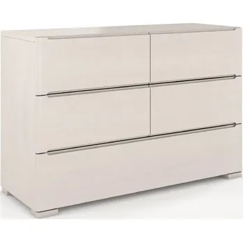 Komoda Komoda z masivu borovice Sparta 5S Odstín moření: Bílá