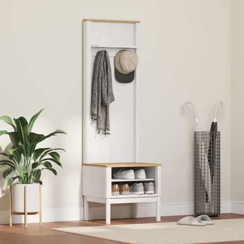 Kabinet na chodbu s policí FLORO Bílá 50 x 40 x 158 cm