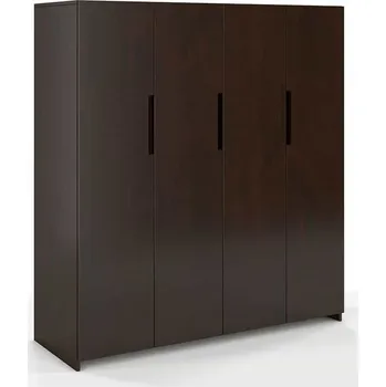 Šatní skříň Skříň Bergman 4D borovice Odstín moření: Palisander