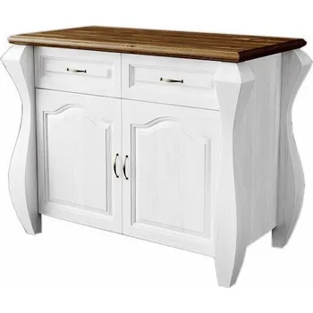 Komoda Komoda Ludvík 2D2S - masiv borovice Odstín: Olše