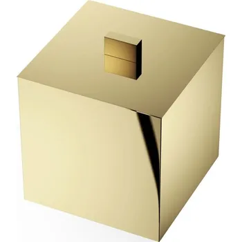 Úložný box Decor Walther, Koupelnová dóza Century s víkem 13 x 13 cm zlatá - Formadore