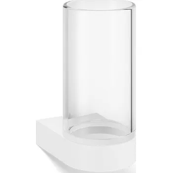 Držák na kartáček Decor Walther, Pohár na zubní kartáčky Century nástěnný bílý matný - Formadore