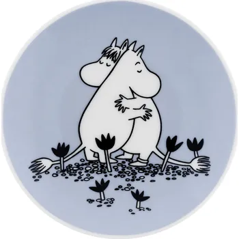 Talíř Arabia Finland, Talíř na občerstvení Arabia Finland Mumínci Love 10,5 cm sytě modrý - Formadore