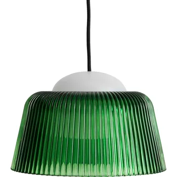 Hay, Závěsná lampa Brim 24,5 cm lahvově zelená - Formadore