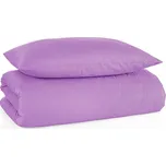 BedTex • Bavlněné jednobarevné ložní povlečení BedTex Exclusive Collection - fialkové - 100% bavlna - 70 x 90 cm + 140 x 200 cm