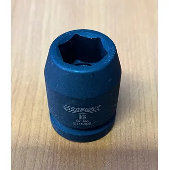 TONA EXPERT Hlavice 1/2" 6hranná metrická 16mm, kovaná, E113496 (Výprodej - skladem 1 ks)