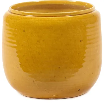 Květináč Serax, Obal na květináč Costa, 18,5 cm, žlutý - Formadore