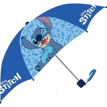 Módní doplněk DIFUZED • Chlapecký skládací deštník Lilo & Stitch - průměr roztaženého deštníku 90 cm, složený 24 x 5,5 cm