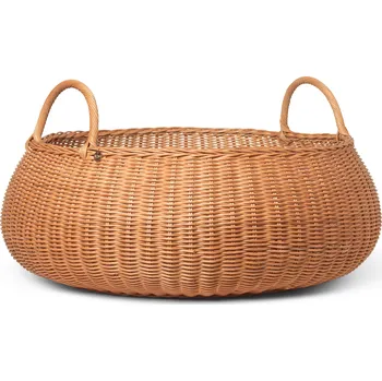 Úložný box Ferm Living, Úložný koš Ferm Living ratanový 60 cm - Formadore