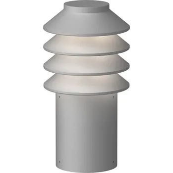 Lampička Louis Poulsen, Zahradní lampa Bysted LED 3000K s uchycením na podstavec bez adaptéru S šedá - Formadore