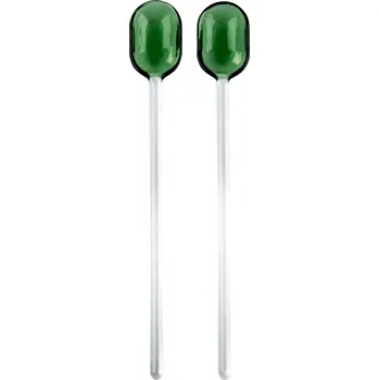 Příbor Muurla, Lžíce na salát Muurla skleněné zelené 2 ks - Formadore