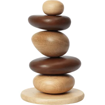 Dřevěná hračka Ferm Living, Stavebnice Pebble - Formadore