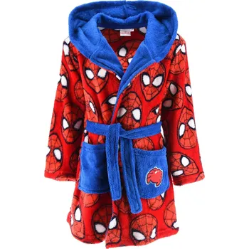 Dívčí župan SunCity • Dětský fleece župan s modrou kapucí Spiderman EU 104