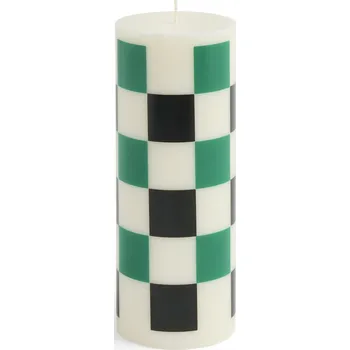 Hay, Svíčka Column M, zeleno-černá - Formadore