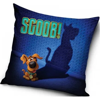 Dekorativní polštářek Carbotex • Polštář SCOOB! - motiv Scrappy-Doo - 40 x 40 cm