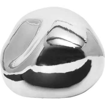 Ferm Living, Dekorace Bellure kulatá, stříbrná - Formadore