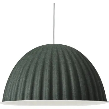 Muuto, Závěsná lampa Under The Bell 82 cm tmavě zelená - Formadore
