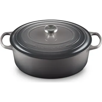 Pánev Le Creuset, Pekáč Signature oválný, 33 cm, šedý - Formadore