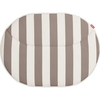 Polštář Fatboy, Podsedák na křeslo Netorious s pruhy hnědo-béžový - Formadore