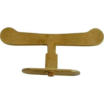 Okenní klika BERNAT MOUNTING BERNAT Dvojobrtlík plochý Povrchová úprava: surová mosaz, Výška: 25