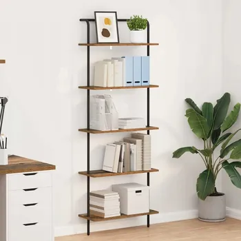 Knihovna Regál VidaXL 24 x 168 x 60 cm dřevo retro