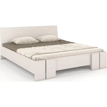 Postel Prodloužená buková postel z masivu Vestre Rozměr: 120x220, Odstín moření: Bílá