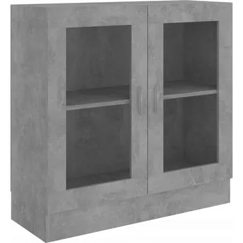 Knihovna Regál VidaXL 82,5 x 80 x 30,5 cm, betonový vzhled